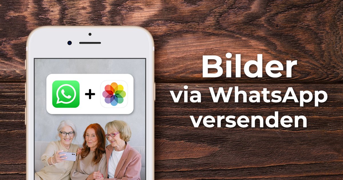 WhatsApp Bilder verschicken Handy Anleitung (iPhone)
