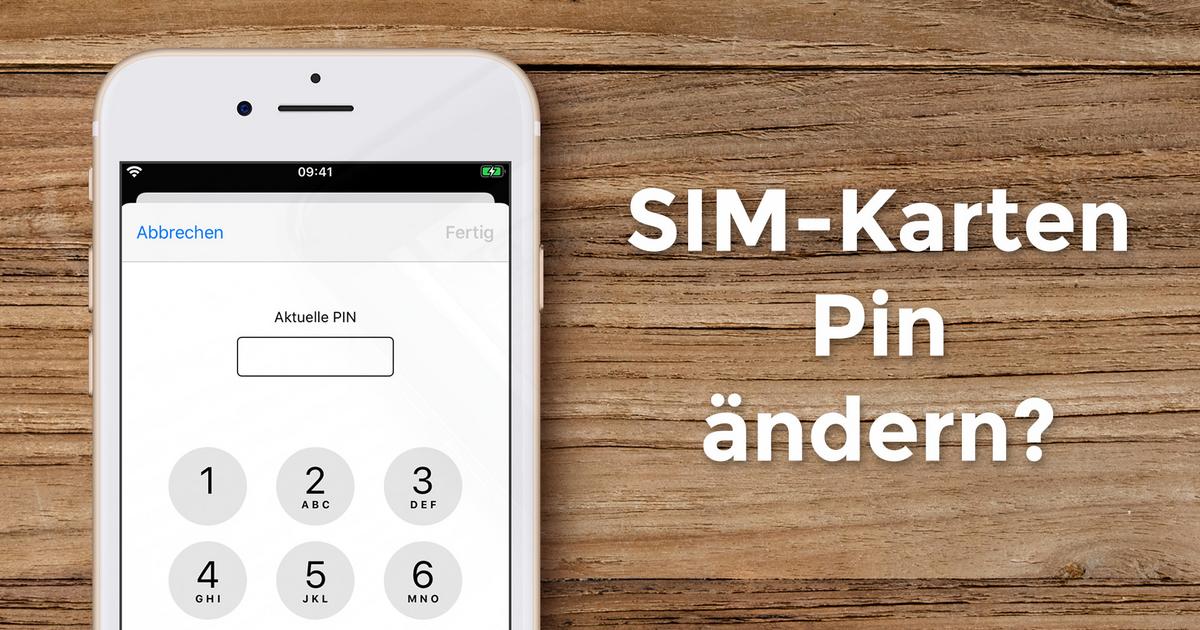 Sim Pin Andern Handy Anleitung Iphone